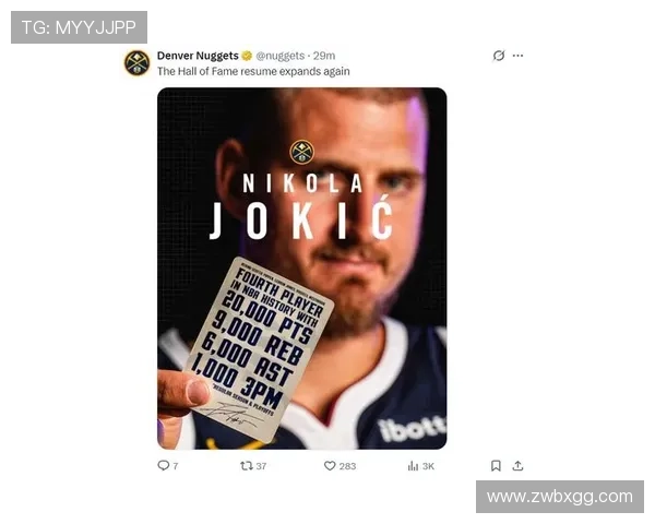 约基奇三连场30+ 凭实力稳居联盟之巅 约基奇三连场30+ 凭实力稳居联盟之巅